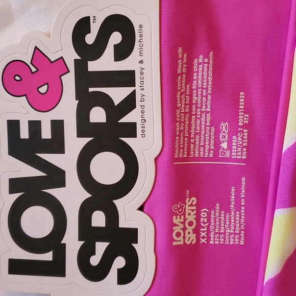 NWT Ladies Swimsuit Bottom XXL(20) LOVE&SPORTS (Multicolor) Never Worn or Tried - Picture 2 of 12